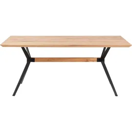 Kare Esstisch Downtown 78 x 90 x 180 cm Braun