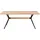 Kare Esstisch Downtown 78 x 90 x 180 cm Braun