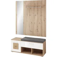 Innostyle Schuhbank »Fun Garderobe Set, 126x193x38cm (B/H/T)«, (2 St.),