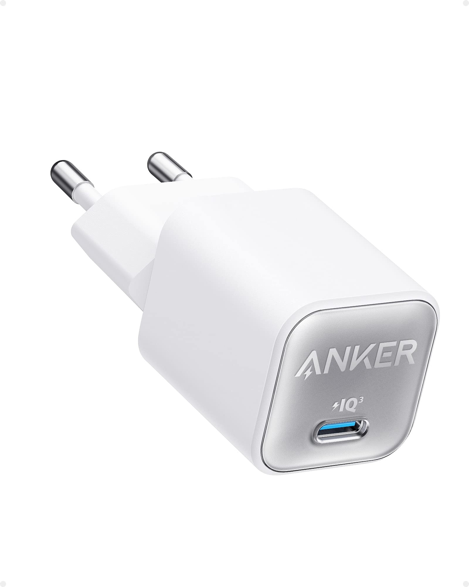 Anker USB C GaN Charger 30W, 511 Ladegerät (Nano 3), PIQ 3.0 PPS Schnellladegerät, Kompatibel mit iPhone 15/15 Pro/15 Pro Max/14 Pro/14 Pro Max, Galaxy, Pixel 4/3, iPad (Ohne Ladekabel)