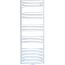 Mert Radiatoren Badheizkörper 400 x 1600 mm weiß Mittelventil