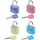 Master Lock 4 Vorhängeschlösser 3-Stift-Zyl. 20mm 9120EURQCOLNOP farbig 4er Packung