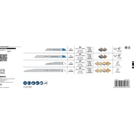 Bosch PRO Tough Box Demolition Säbelsägeblatt-Set 16-tlg.