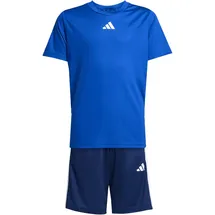 adidas Train Essentials 3-Streifen Trainingsanzug Blau 128