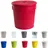 H&D Manufaktur Ascheeimer Metall 29 cm Ø x 31,5 cm 18 l rot
