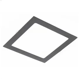 Aigostar 18W Eckige LED Einbauleuchte slim Panel Spot mit schwarzen Rahmen 224 x 22mm 1520 Lumen Warmweiß (3000 K)