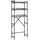 vidaXL Waschmaschinenregal Grau Sonoma 67x25x163 cm Holzwerkstoff