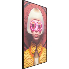Kare DESIGN LED-Wandbild 120 x 80 cm Fancy Blonde Lady Acryl Bunt
