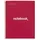Miquelrius - Ringblock A4, Notebook Emotions, 80 Blatt 90 g/m2, 5 mm Karierung, 1 Farbstreifen, Mikroperforierte Spiralbindung, Kariertes Heft, Extra harter Einband, 4-fach gelocht, Rot