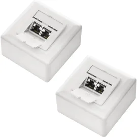 deleyCON MK1564 Wandplatte/Schalterabdeckung Weiß