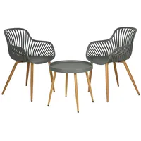 PROGARDEN Bistroset 3-tlg. Grau