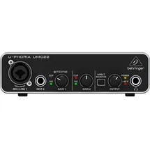 Behringer UMC22 Zusätzliches Musik-Equipment Konzert / Studio Vorverstärker (27000399)