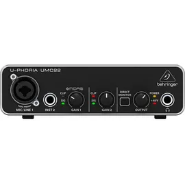 Behringer UMC22 Zusätzliches Musik-Equipment Konzert / Studio Vorverstärker (27000399)