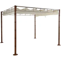 Proregal Pergola 3 x 2,2 m Creme-Weiß