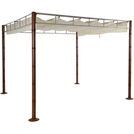 Proregal Pergola 3 x 2,2 m Creme-Weiß