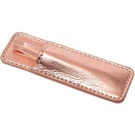 Tweezerman Mini Schräge Pinzette Etui Rose Gold