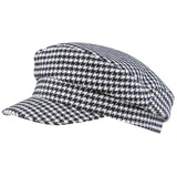 Codello Schirmmütze Codello Schirmmütze Dogtooth Hat in schwarz weiß schwarz