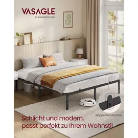 VASAGLE 160 x 200 cm Schwarz