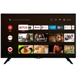 JVC LT-32VAH3255 LCD-LED Fernseher (80 cm/32 Zoll, HD-ready, Android TV, HDR, Triple-Tuner, Bluetooth, Smart TV, Google Play Store) schwarz