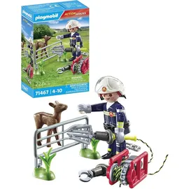 Playmobil Action Feuerwehr-Tierrettung 71467