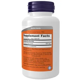 NOW Foods Taurine 500 mg veg Kapseln 100 St.