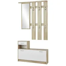 Avanti Trendstore Vera Garderobe 100 x 190 x 26 cm weiß