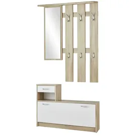 Avanti Trendstore Vera Garderobe 100 x 190 x 26 cm weiß