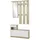 Avanti Trendstore Vera Garderobe 100 x 190 x 26 cm weiß