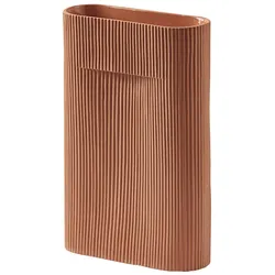 Muuto Ridge Vase, höhe 35 cm, terracotta