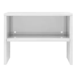 vidaXL Nachttische 2 Stk. Hochglanz-Weiß 40x30x30 cm Holzwerkstoff