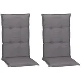 BEO Sitzauflage 118 x 46 x 8 cm grau 2-tlg.