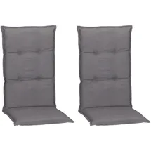 BEO Sitzauflage 118 x 46 x 8 cm grau 2-tlg.