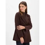 More & More Mantel mit Reverskragen, schoko 42