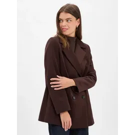 More & More Mantel mit Reverskragen, schoko 42