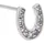 Tom Tailor Ohrstecker Hufeisen lila/rosa Silber 925 2100592