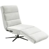 Kawola Relaxliege, Weiß, Schwarz, Textil, Echtholz, 1-Sitzer, Füllung: Komfortschaum, 82x115x156 cm, Wohnzimmer, Sessel, Relaxliegen