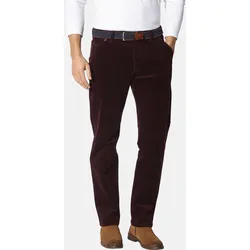 Cordhose BABISTA "Cordhose BABESTINI", Herren, Gr. 52, N-Gr, rot (dunkelrot), Obermaterial: 97% Baumwolle CO. 3% Elasthan EL., regular fit, Hosen