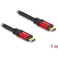 Delock USB Kabel USB 2.0 USB C Schwarz, Rot