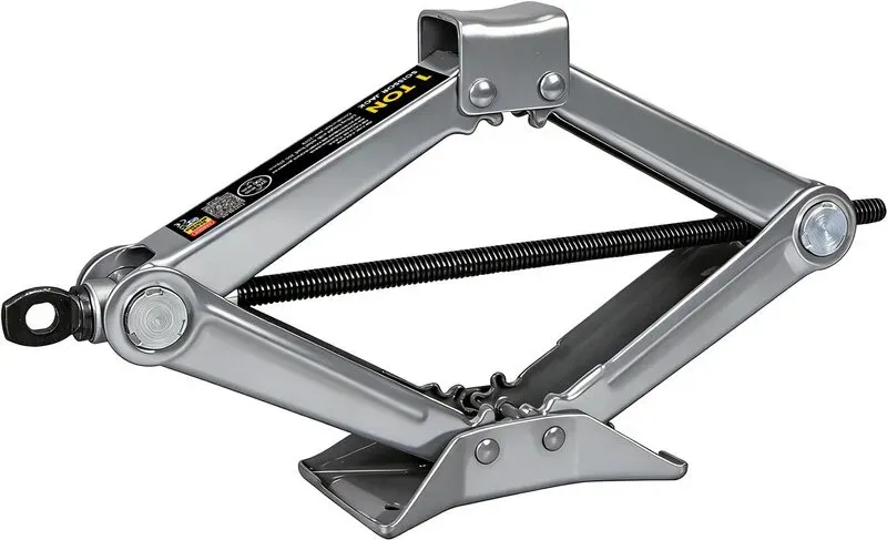 TCE 1t Scherenwagenheber 88-380mm Ultraniedriges Profil Faltbares Hubwerkzeug für Notfall-Reifenwechsel Fahrwerksinspektion Passend für Limousinen SUVs Fahrzeuge mit geringer Bodenfreiheit BIG RED TORIN