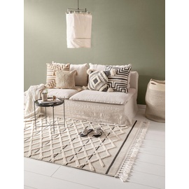 benuta pop Teppich OYO Cream 200x290 cm - Moderner Teppich für Wohnzimmer