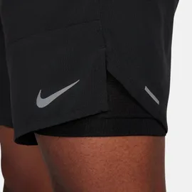 Nike Dri-FIT Stride 7" 2in1 Laufshorts Herren black/black/black/reflective silv S