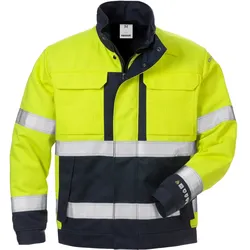 Multinorm Winterjacke "4588 FLAM" Flame gelb/marine - XS - gelb