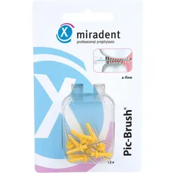Miradent MIRADENT Interdentalbürste PIC-Brush x-fein gelb 12 Stk 