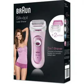 Braun Silk-épil LS 5360 weiß/rosa