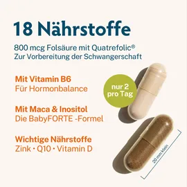 BabyFORTE Kinderwunsch Vitamine Kapseln 60 St.