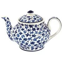 GREENGATE Teekanne Dahla Weiß Blau 1 Liter | Gr.:
