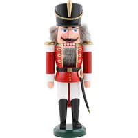 Seiffener Volkskunst eG Seiffener Volkskunst Nussknacker Husar rot Größe 37 cm