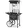 Royal Catering Popcornmaschine mit Wagen Retro-Design Fun Kitchen, schwarz