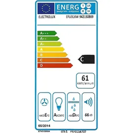 Electrolux EFU316W Einbauhaube weiß Dunstabzugshaube 60cm