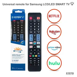 M2 Tec Fernbedienung für alle Samsung Tv Plasma, LED, LCD Universal - Schwarz
